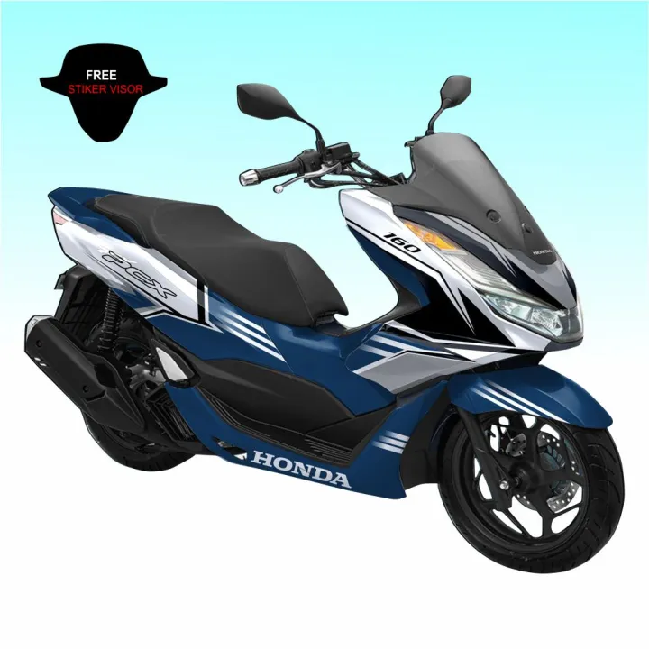 Stiker Decal Honda Pcx 160 2021 Full Body Striping Variasi Decal Full