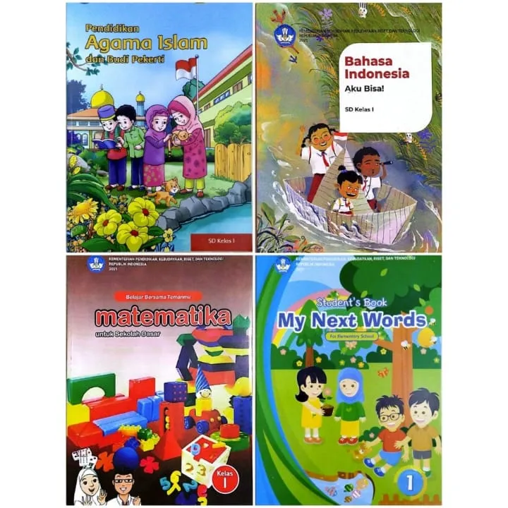 Promo Paket Kelas 1 Bahasa Indonesia Matematika Bahasa Inggris Dan