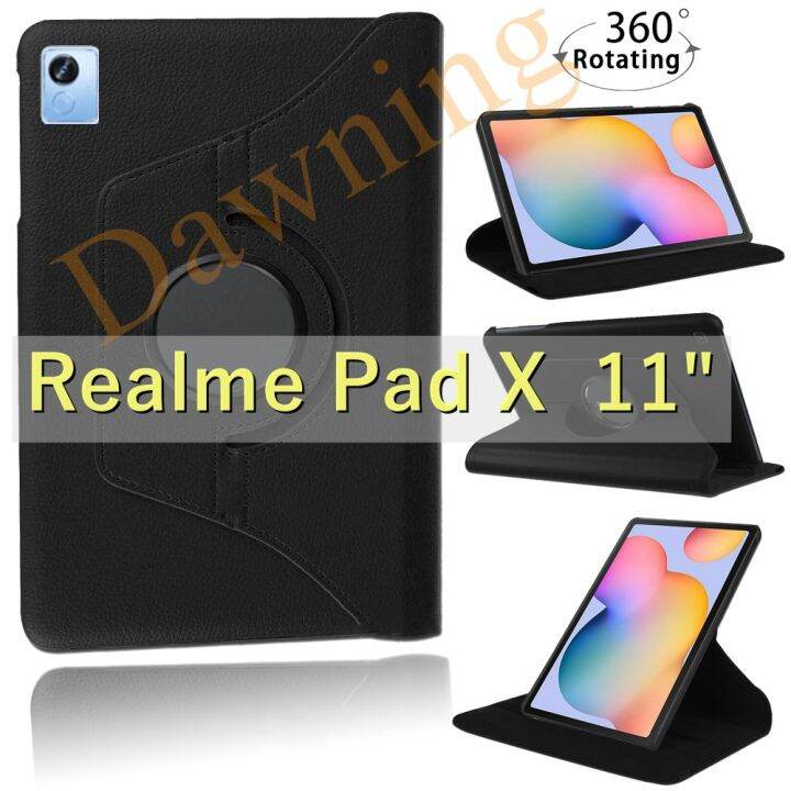 Flip Rotating Cover For Realme Pad X Case Shockproof Tablet Case