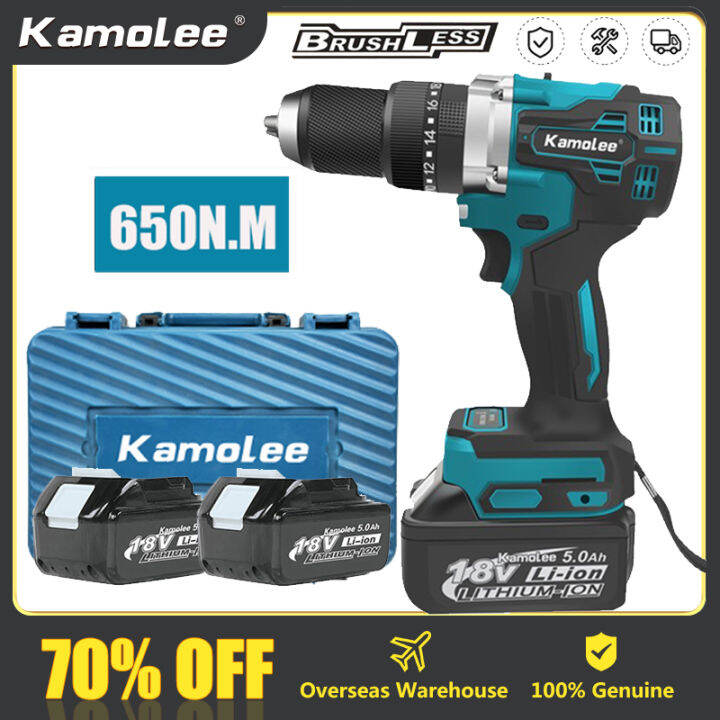 Promosi Harga Rendah Kamolee 13mm Brushless 650N M Torsi Tinggi 3 In 1