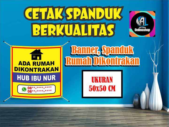 Spanduk Banner Jual Rumah Kontrakan B Lazada Indonesia