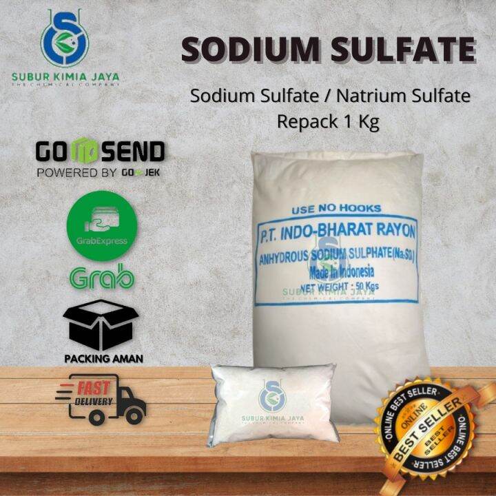 Sodium Sulphate Natrium Sulphate Na2SO4 1 Kg Sodium Sulfat