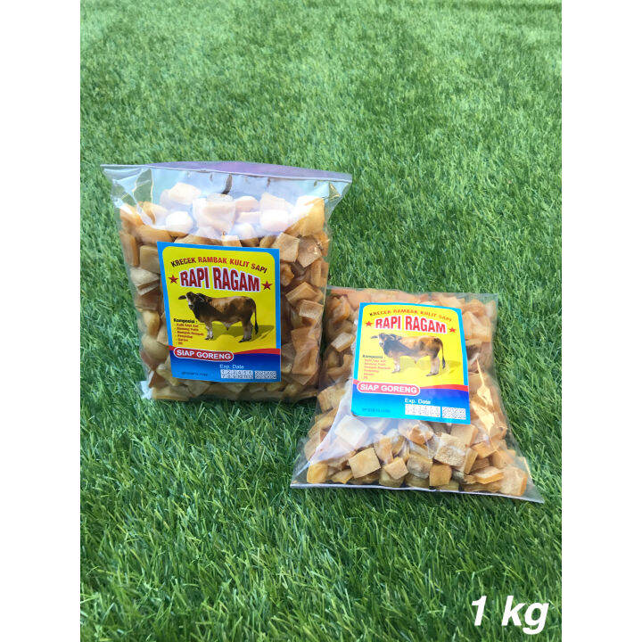 Krecek Rambak Kulit Sapi Asli Krupuk Rambak Kotak Kg Lazada