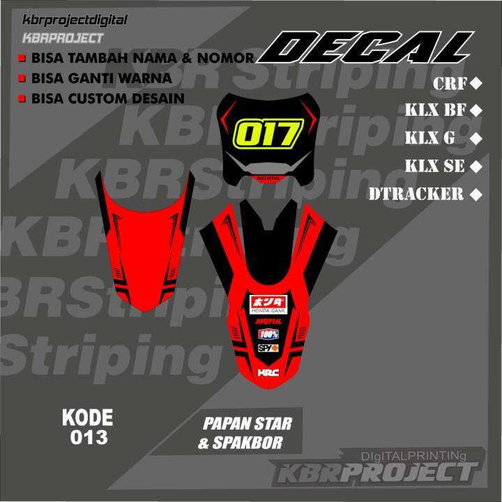 COD Stiker STRIPING PAPAN STAR SPAKBOR Variasi Racing Sticker ALL