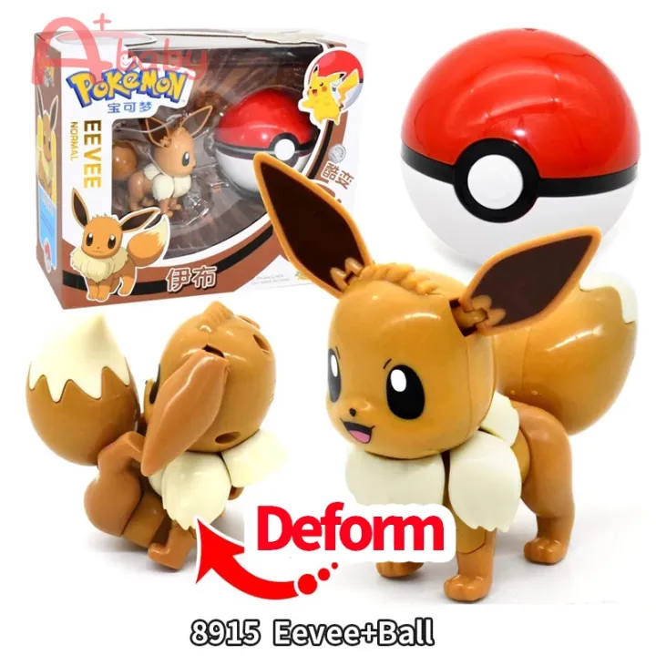 A Baby Pokemon Toys Set Action Figures Pikachu Charizard Mewtwo Eevee