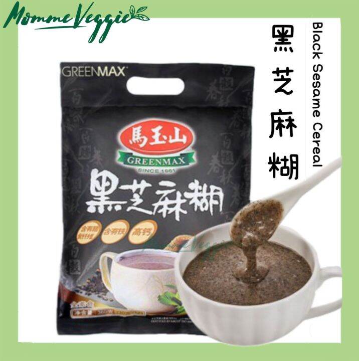 Taiwan Green Max Yam Black Sesame Cereal Instan Drink G X