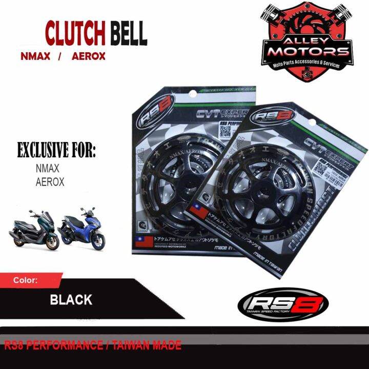 Rs Clutch Bell Housing For Nmax Aerox Black By Alley Motors