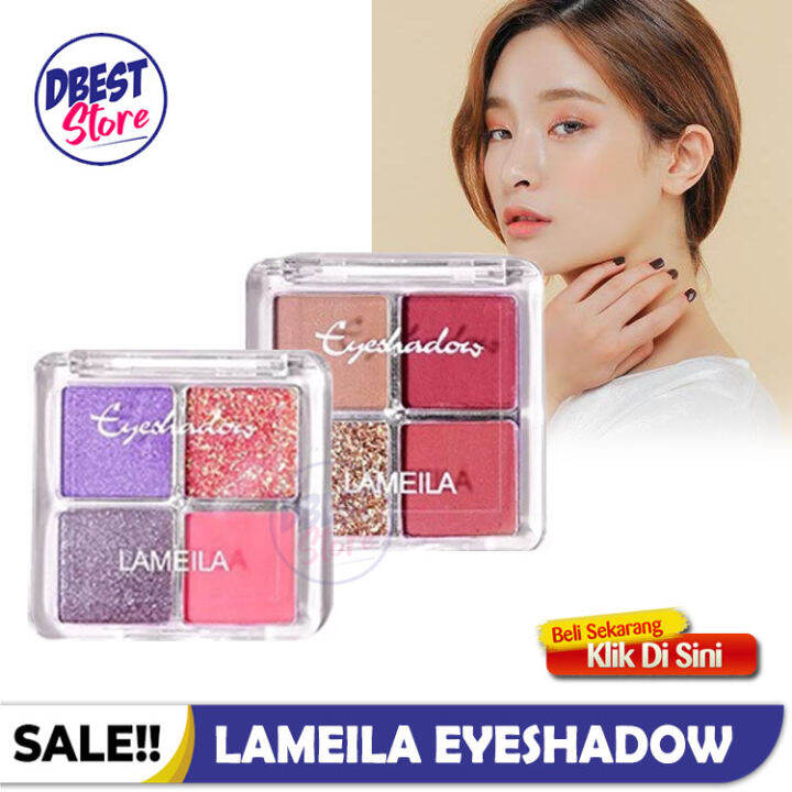 Lameila 3049 Eyeshadow Palette 4 Warna Korean New Style Eye Shadow