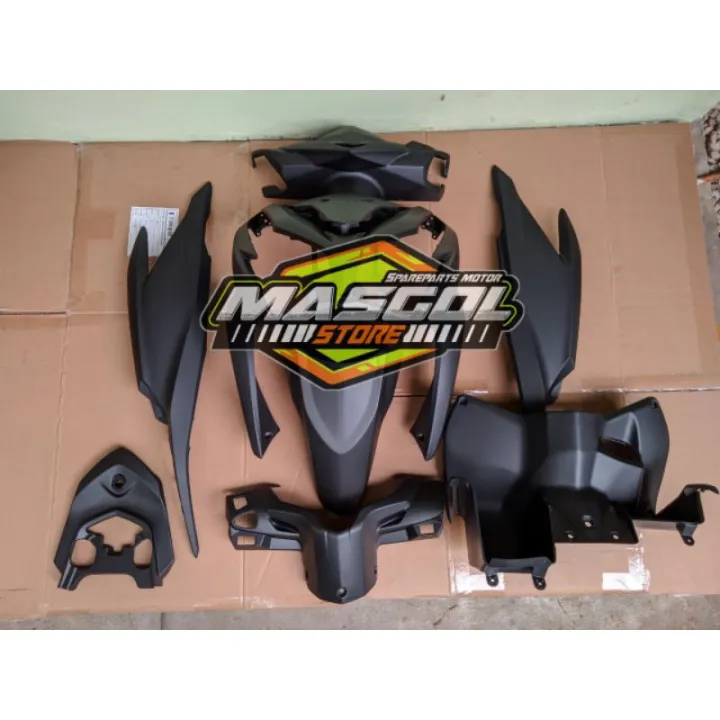 Cover Full Body Halus Honda Vario 125 Lama Hitam Doff Full Body Halus