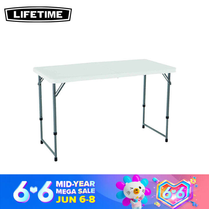 Lifetime Fold In Half Table White Lazada Ph