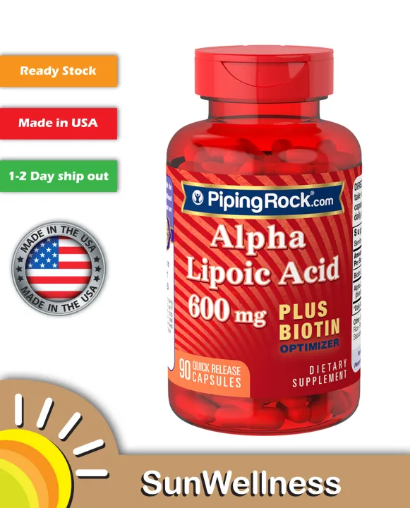 Ready Stocks Alpha Lipoic Acid Plus Biotin Optimizer Mg Quick