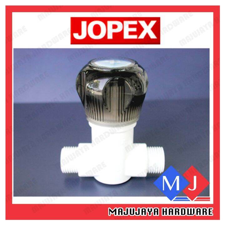 Jopex Stopcock Round Headed Plastic Pvc Male Thread Mm Water Tap