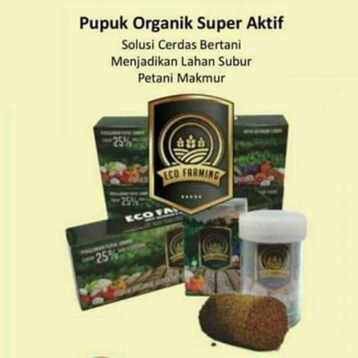 Pupuk Eco Farming ORIGINAL PT BEST Pupuk Organik Super Aktif Obat