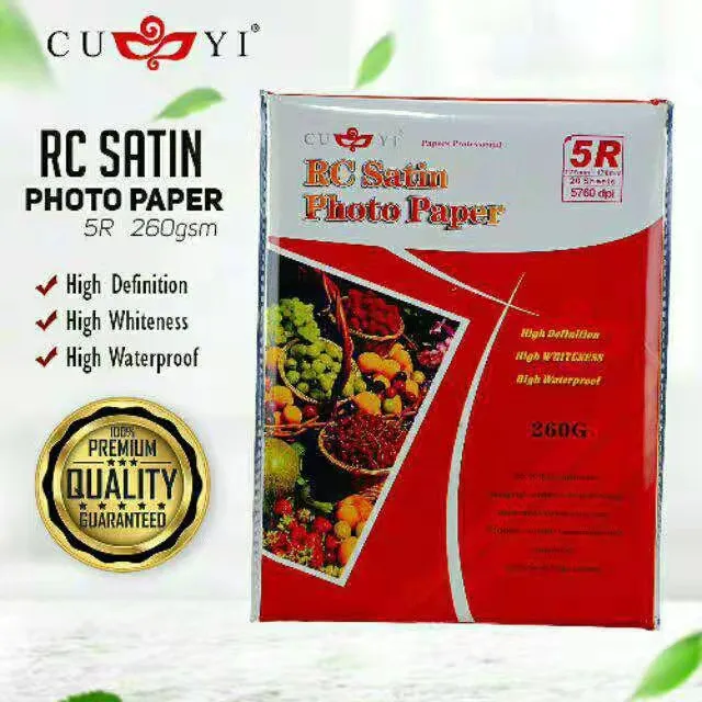 Rc Satin Photo Paper Size R R R Gsm Cuyi Lazada Ph