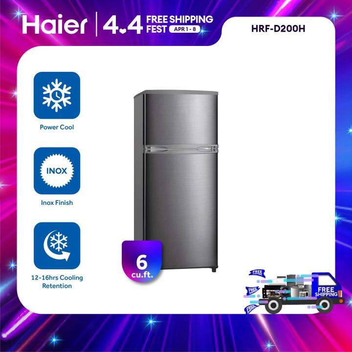 Haier Hrf D H Cu Ft Fresh Cooling Direct Cool Two Door