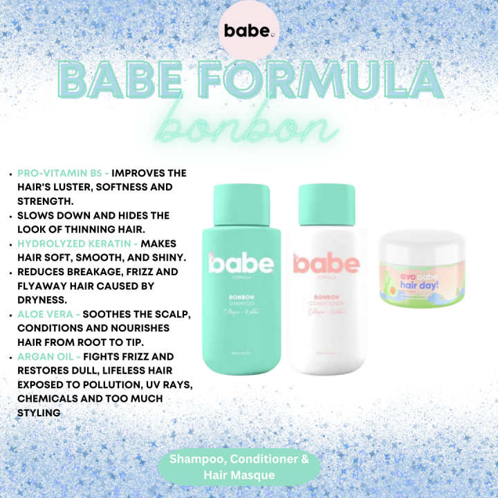 Babe Formula Bonbon Sulfate Free Curly Girl Approved Shampoo And