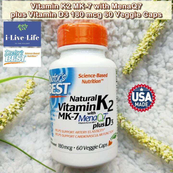 Vitamin K Mk With Menaq Plus Vitamin D Mcg