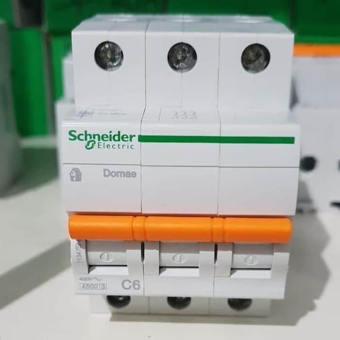 MCB 3P 6A 3Phase 6A 3Pole 6A Domae Schneider Lazada Indonesia