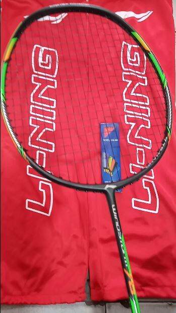 LI NING Raket Badminton Bulutangkis WINDSTORM 72 74 76 TARIKAN 27 30