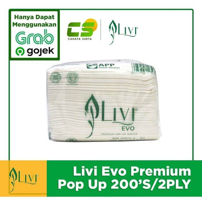 Diskon Tissue Tisu Livi Evo Premium Pop Up 200S Tissue Meja