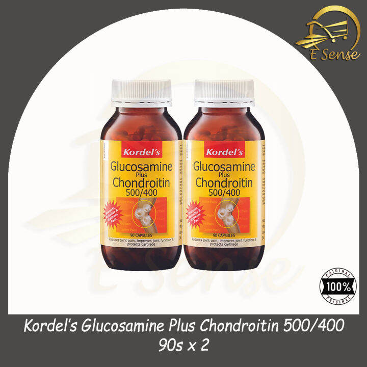 E SENSE Kordel S Glucosamine Plus Chondroitin 500 400 90s X 2 90s