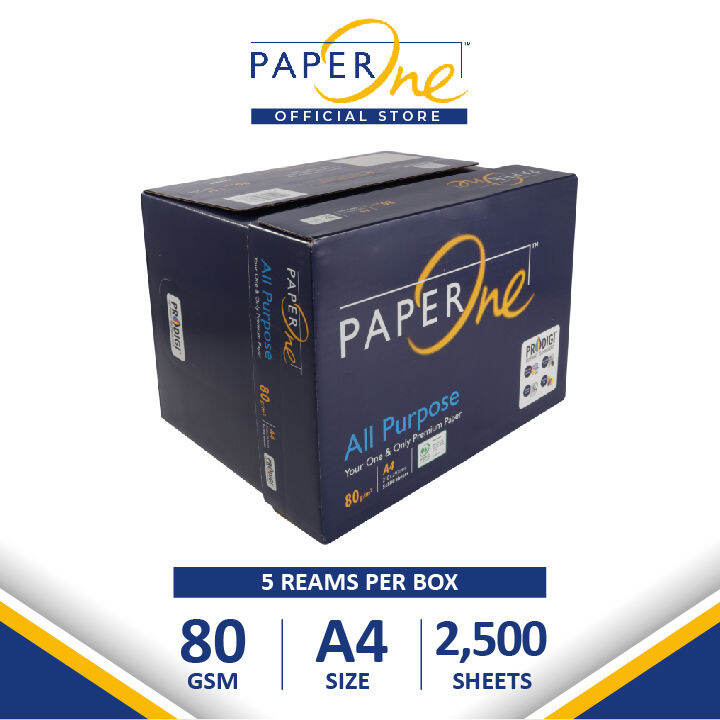 Paperone Copy Paper Gsm A Reams Box Lazada Ph