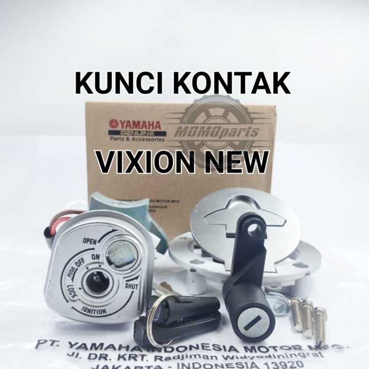 KUNCI KONTAK ASSY TERMASUK JOK DAN TUTUP TANGKI YAMAHA VIXION NEW NVA