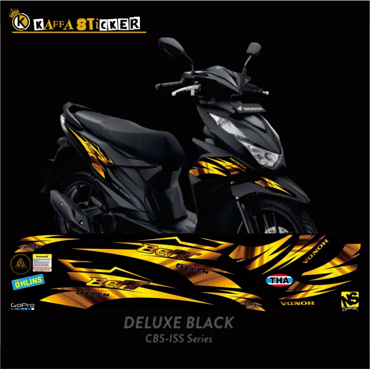 Striping Beat Deluxe Stiker Motor Honda Beat Street