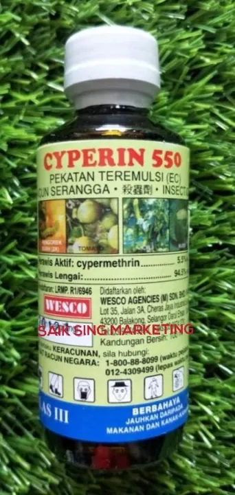 Ml Cyperin Cypermethrin Racun Serangga Insecticide Lazada