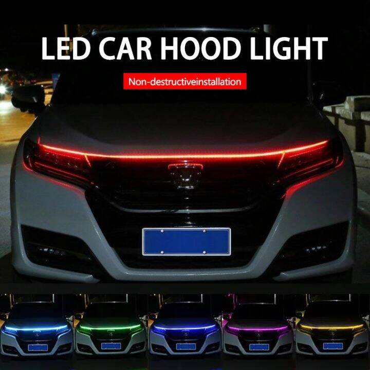 Led Strip Hood Light Car DRL Led Light Strip For Car Hood Flexible