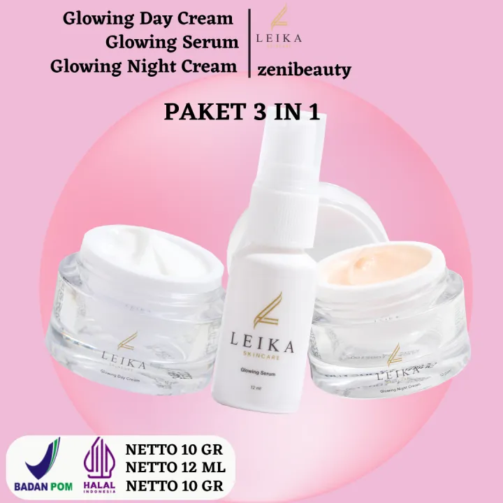 Paket In Day Night Serum Leika Skincare Lazada Indonesia