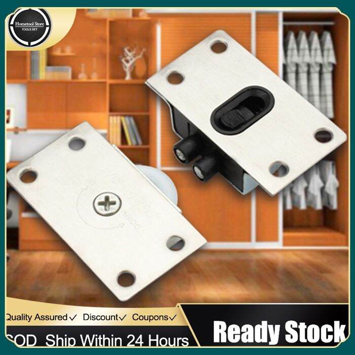 Stainless Steel Sliding Door Rollers Wheel Cupboard Pulley Furniture