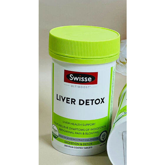 Vi N U Ng Th I C Gan Swisse Ultiboost Liver Detox Vi N Lazada Vn