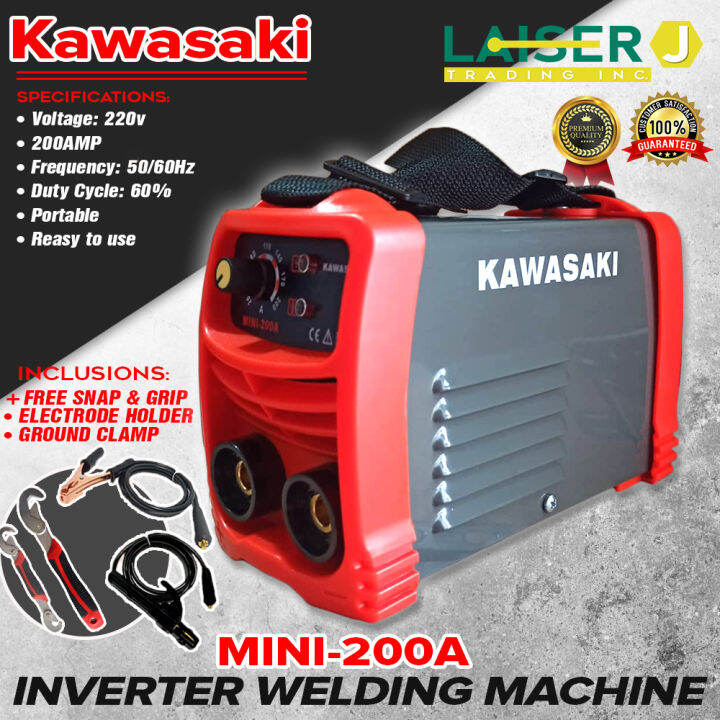 Kawasaki Inverter MINI Welding Machine 200AMP MINI 200A With Free Snap