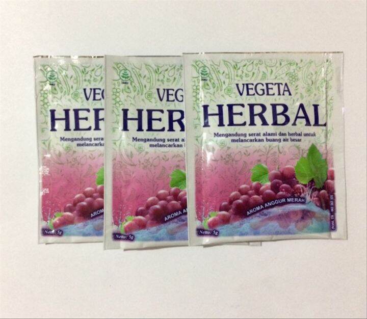 Vegeta Herbal Melancarkan BAB 1 Box Isi 6 Sachet Lazada Indonesia