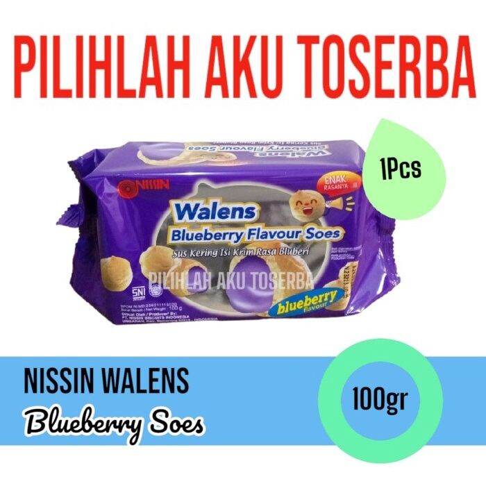 Biskuit Nissin Walens Blueberry Soes Gr Harga Pcs Lazada