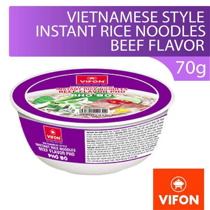 Vietnamese Style Instant Rice Noodles Beef Flavor 70g Lazada PH