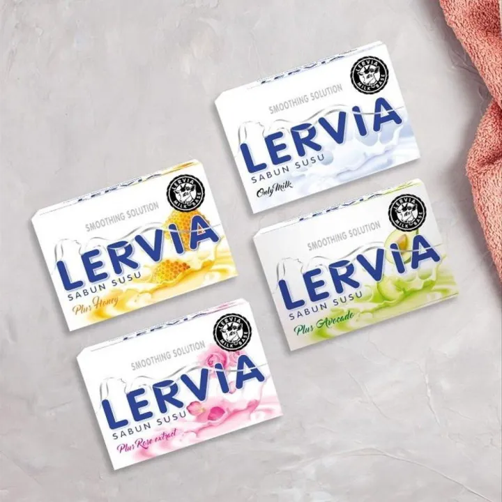 Lervia Sabun Mandi Susu Batang Gr Barsoap Milk Lervia Lazada Indonesia