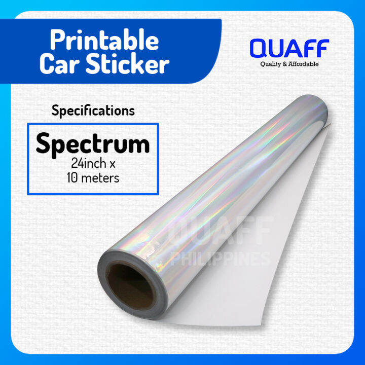 QUAFF Eco Solvent Printable Car Sticker Reflective Spectrum Vinyl