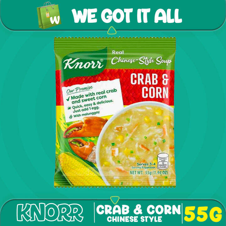 Knorr Crab N Corn Soup 55g Lazada PH