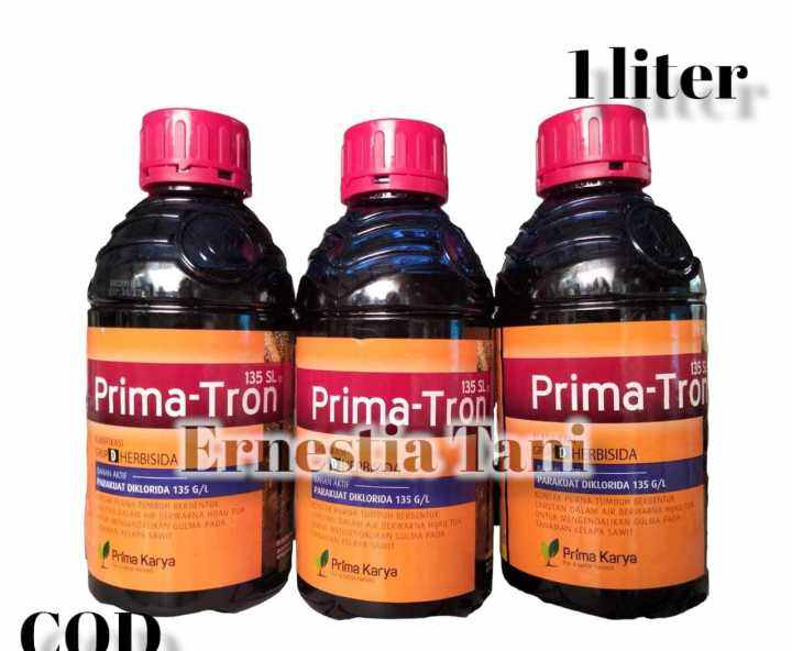 Herbisida PRIMA TRON 135 SL 1 LITER Pengendali Gulma Dengan Cepat Bahan