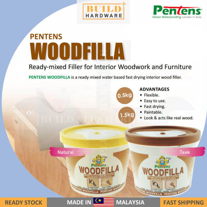 Pentens Woodfilla Natural Teak Kg Kg Ready Mixed Filler For