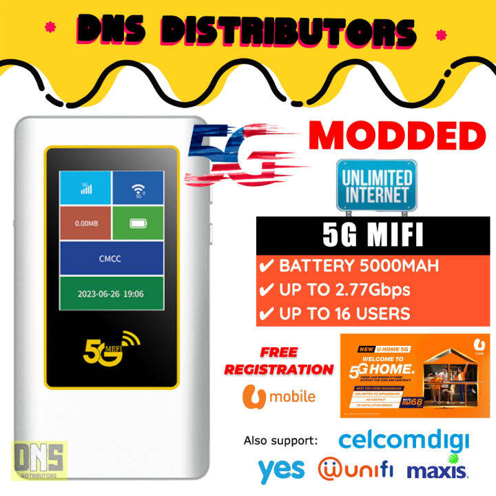 Mod New G Mifi High Speed Up To Gbps Modem Modified Unlimited