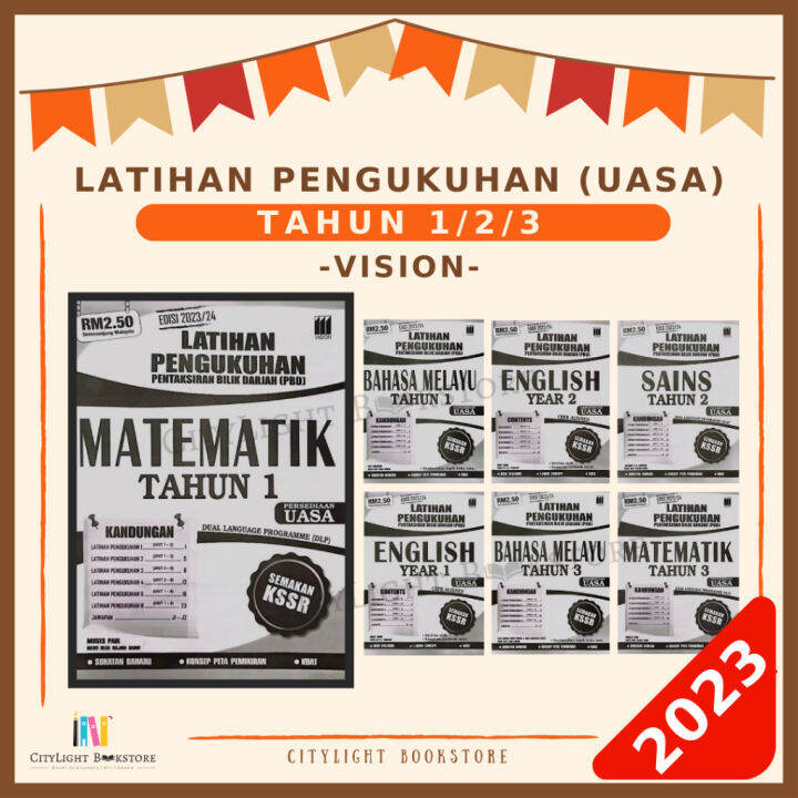 CITYLIGHT Buku Aktiviti 2023 Siri Latihan Pengukuhan PBD Tahun 1 2 3