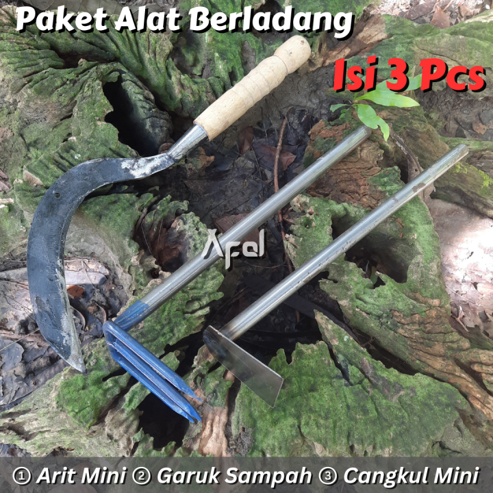 Paket Pcs Alat Berladang Cangkul Mini Garuk Mini Dan Arit Madura