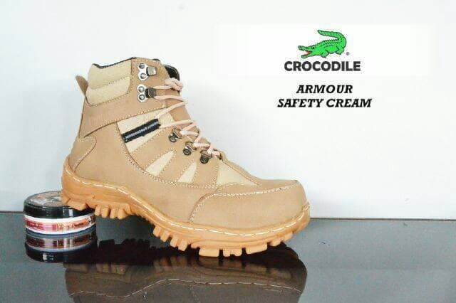 Sepatu Safety Tactical Pria Boots Crocodile Armour Cocok Untuk