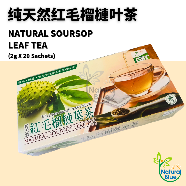 Gbt Natural Soursop Leaf Tea Teh Durian Belanda Gx Teabags