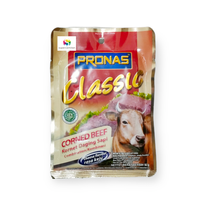 Pronas Kornet Sapi Classic Keju Sachet 50 Gram Lazada Indonesia