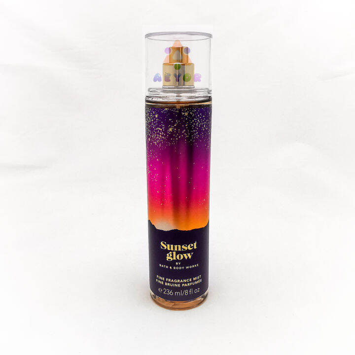 Original Bath And Body Works Sunset Glow Fine Fragrance Mist Ml