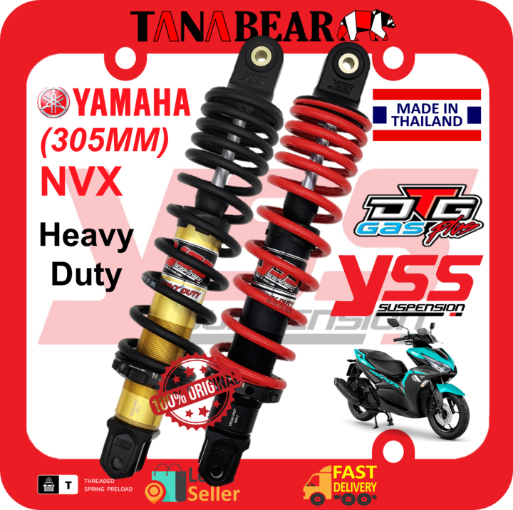 YSS NVX 305MM Heavy Duty DTG Plus Adjustable Absorber Twinshock